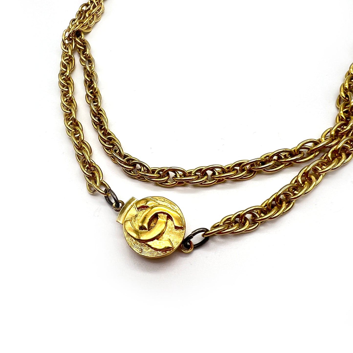 Chanel Vintage Golden Long Necklace