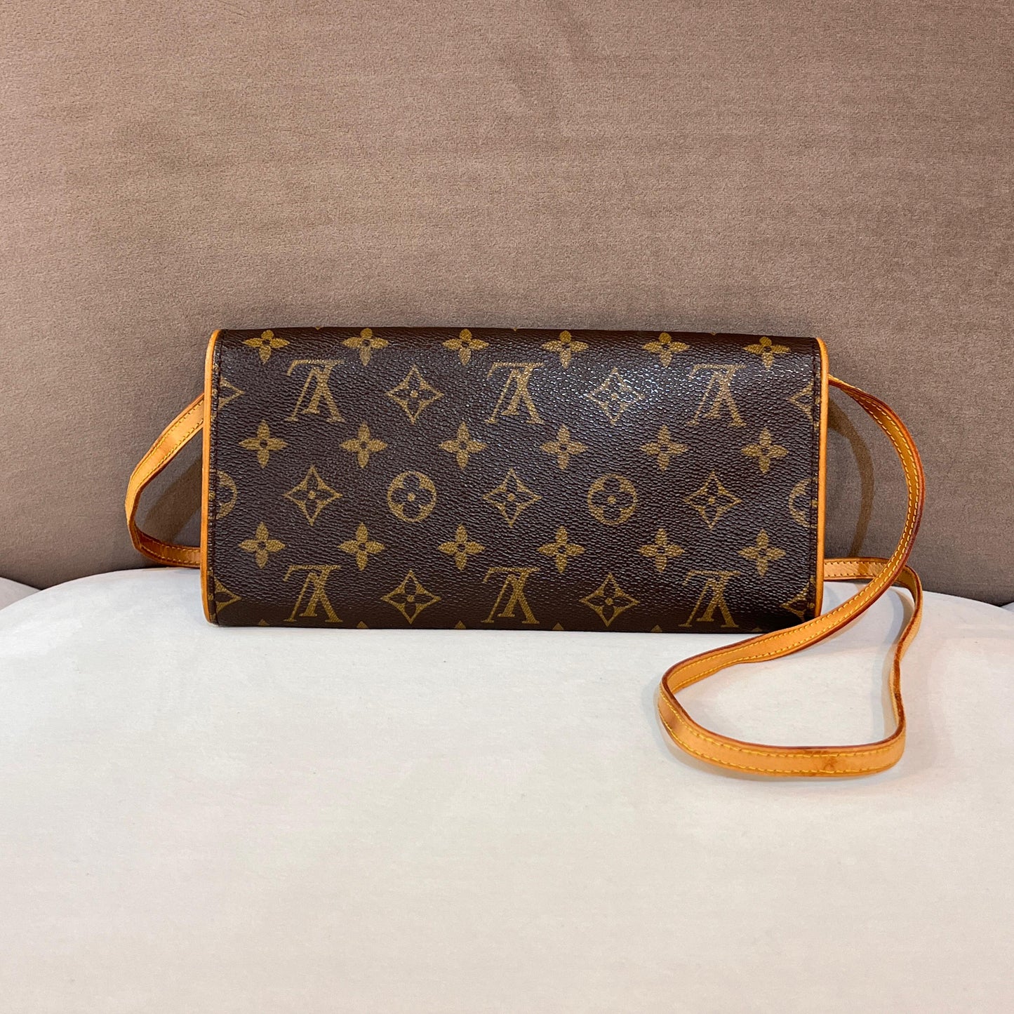Louis Vuitton Vintage Monogram Twin Gm Pochette Shoulder Bag