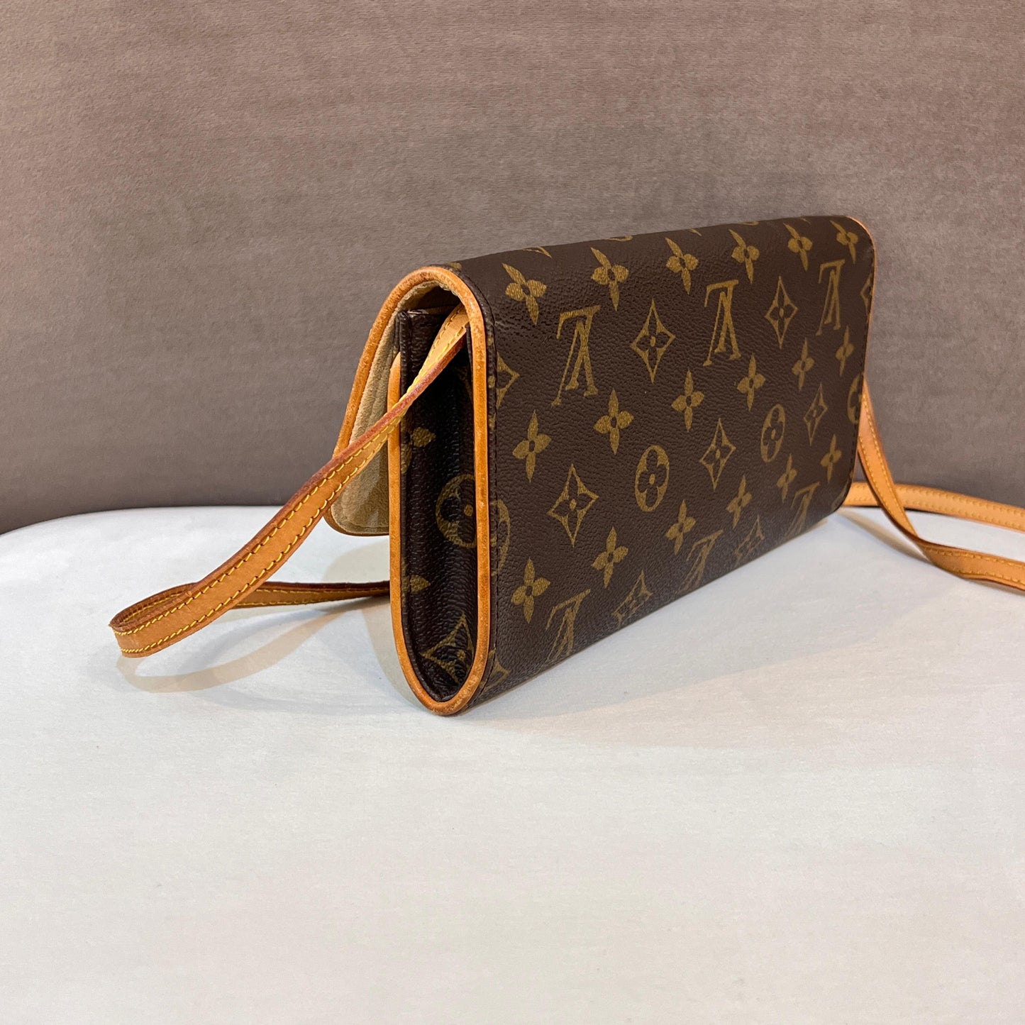 Louis Vuitton Vintage Monogram Twin Gm Pochette Shoulder Bag