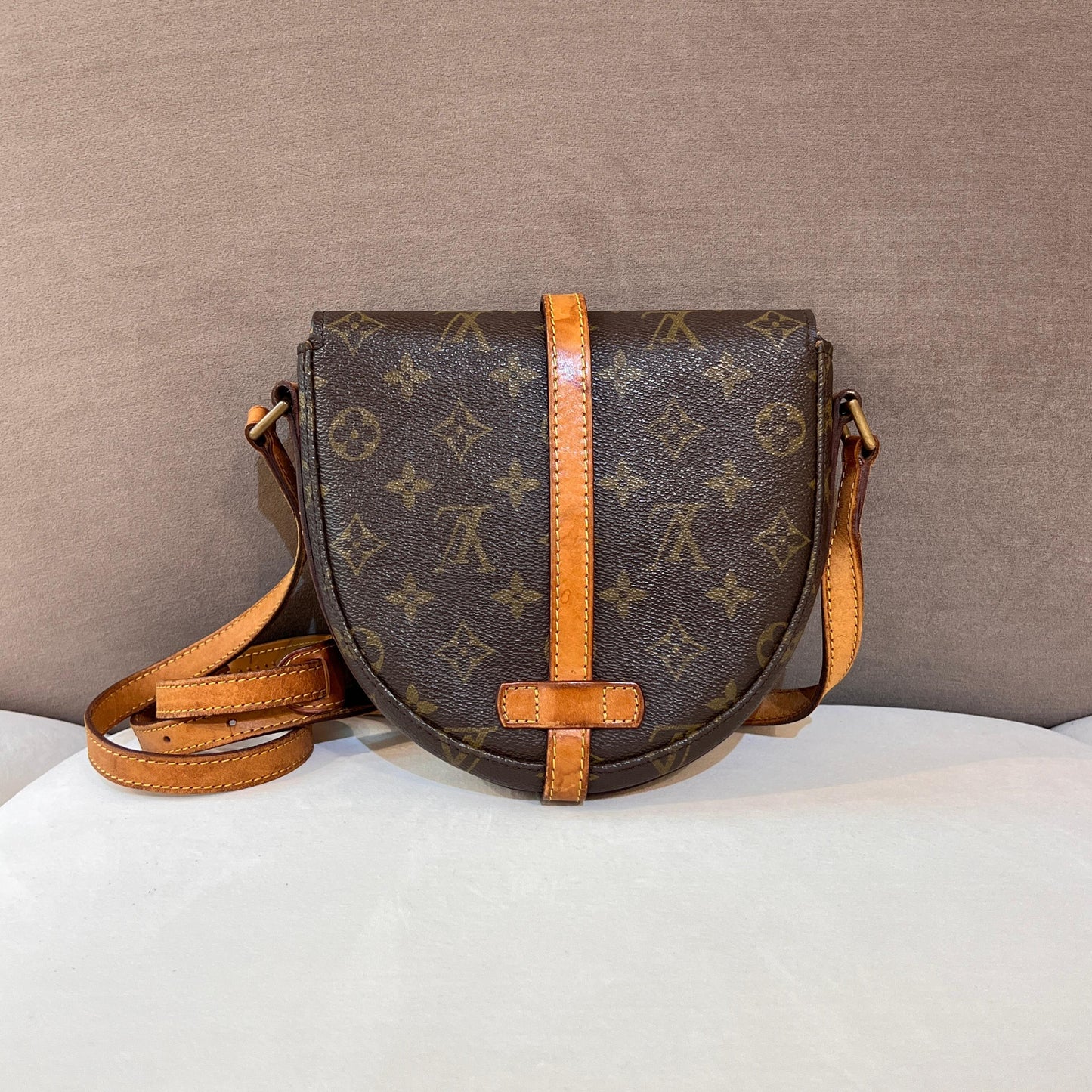 Louis Vuitton Vintage Monogram Shanti Pm Saddle Shoulder Bag
