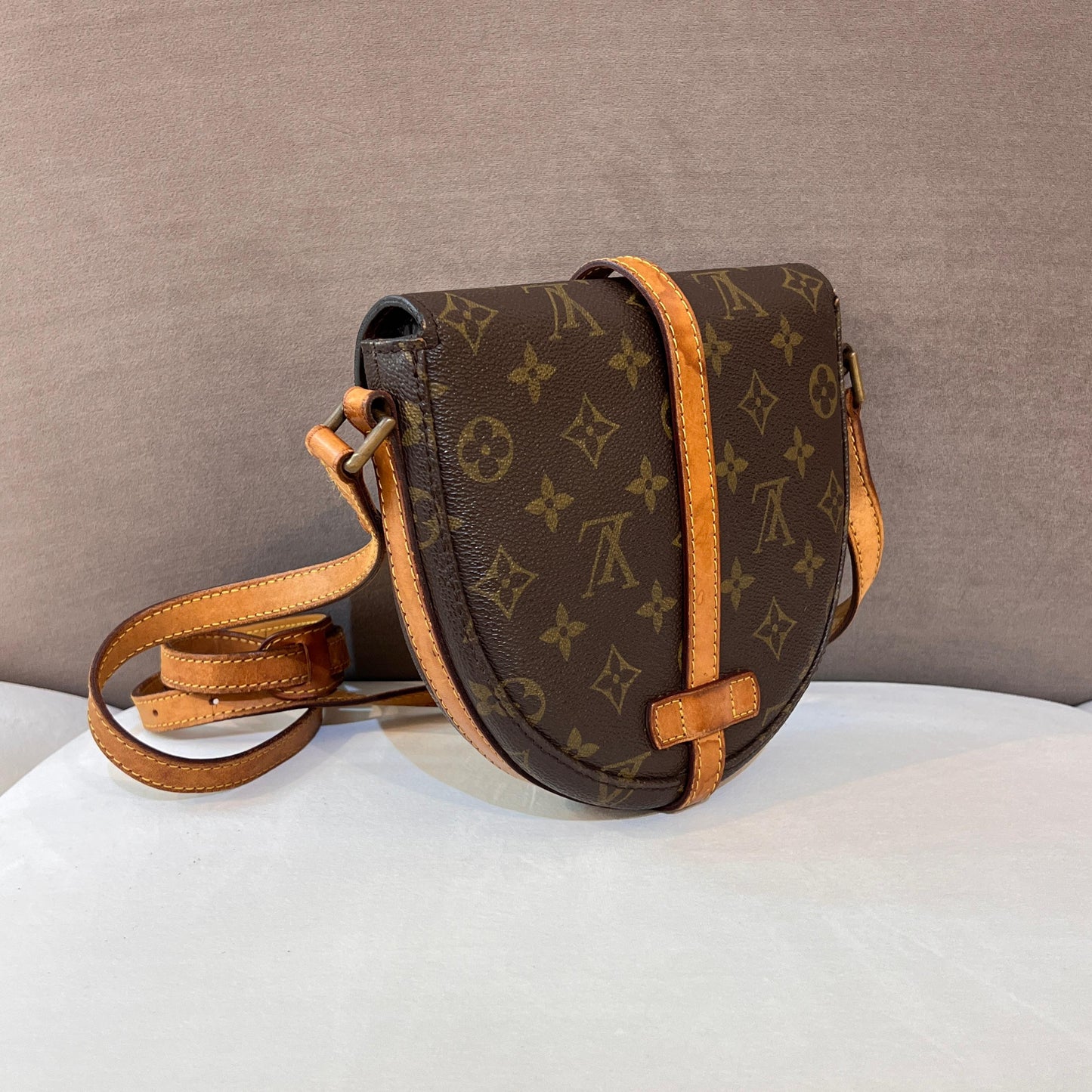 Louis Vuitton Vintage Monogram Shanti Pm Saddle Shoulder Bag