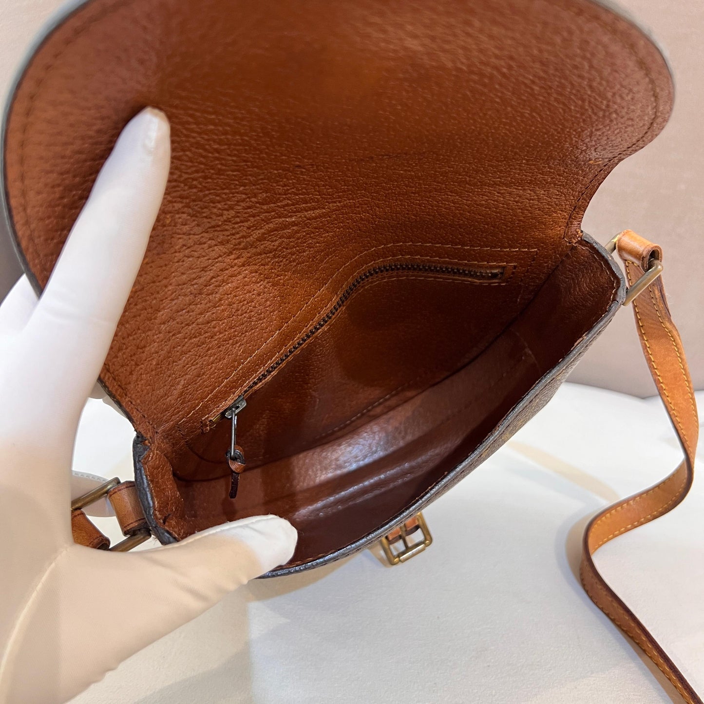 Louis Vuitton Vintage Monogram Shanti Pm Saddle Shoulder Bag