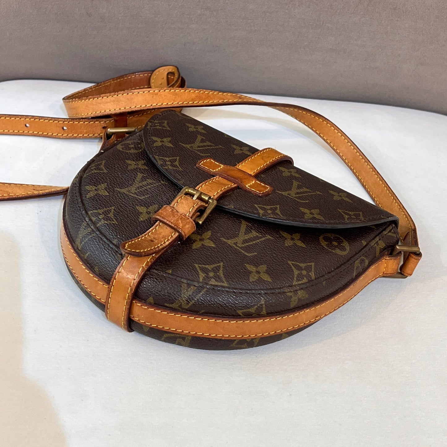 Louis Vuitton Vintage Monogram Shanti Pm Saddle Shoulder Bag