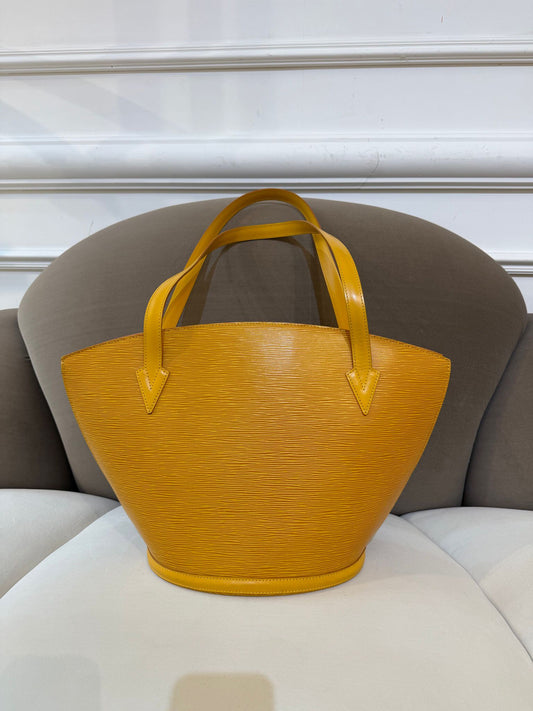Louis Vuitton Vintage Saint Jacques Shopping Tassili Yellow Epi Tote Bag