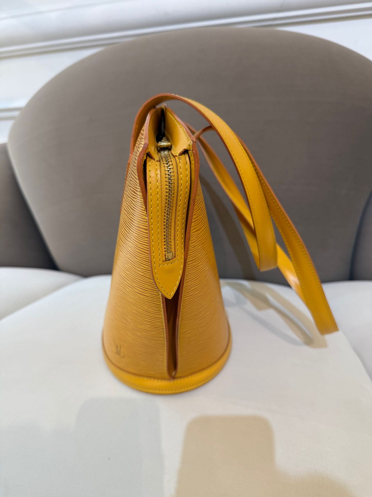Louis Vuitton Vintage Saint Jacques Shopping Tassili Yellow Epi Tote Bag