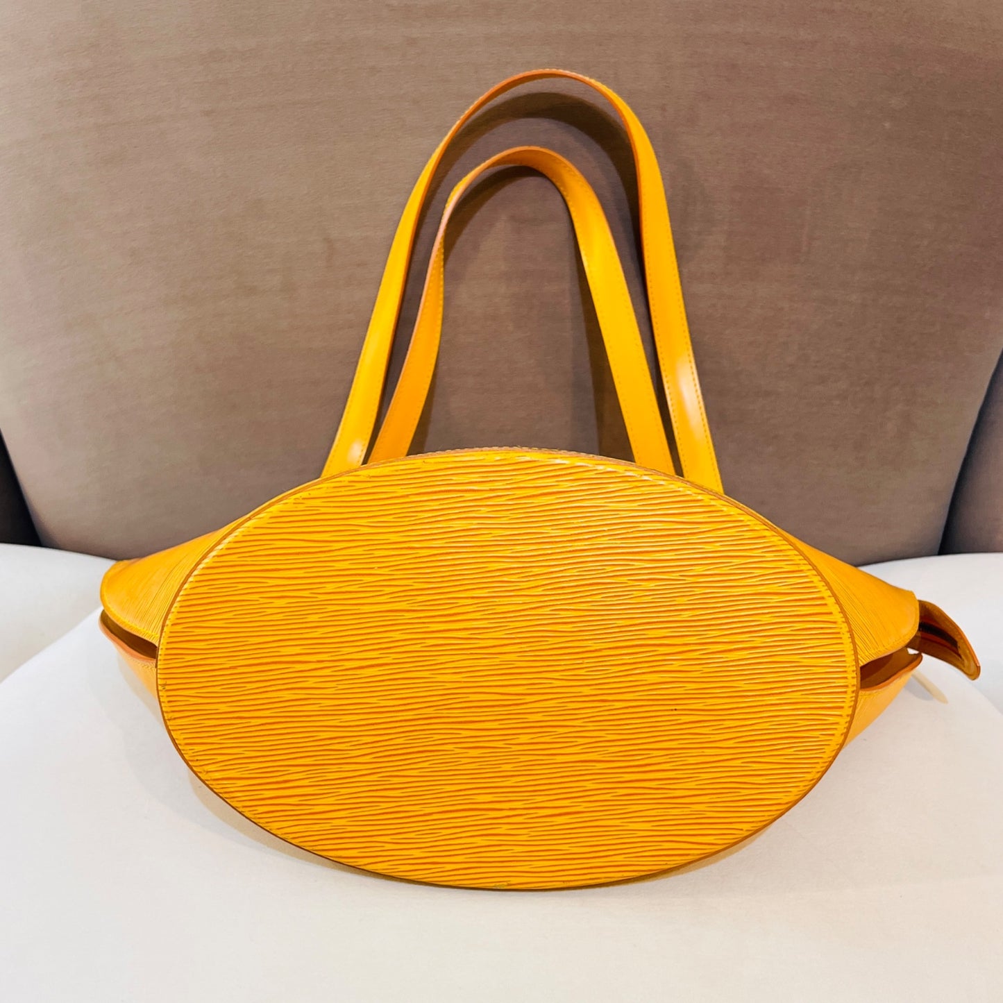 Louis Vuitton Vintage Saint Jacques Shopping Tassili Yellow Epi Leather Tote Bag