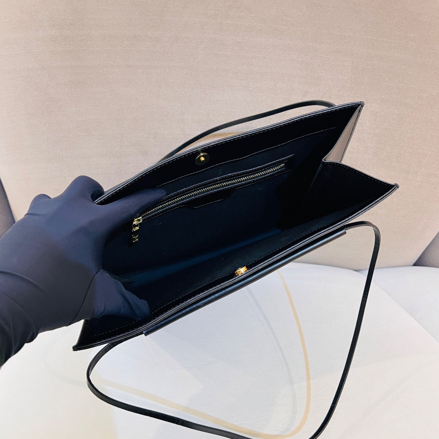 Louis Vuitton Vintage Saint Tropez Noir Epi Leather Semi-Shoulder Bag
