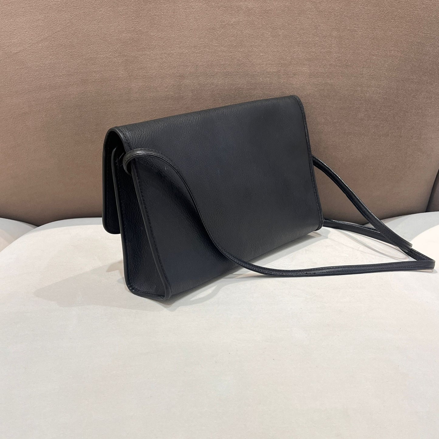 Christian Dior Vintage Honeycomb Black Shoulder Bag