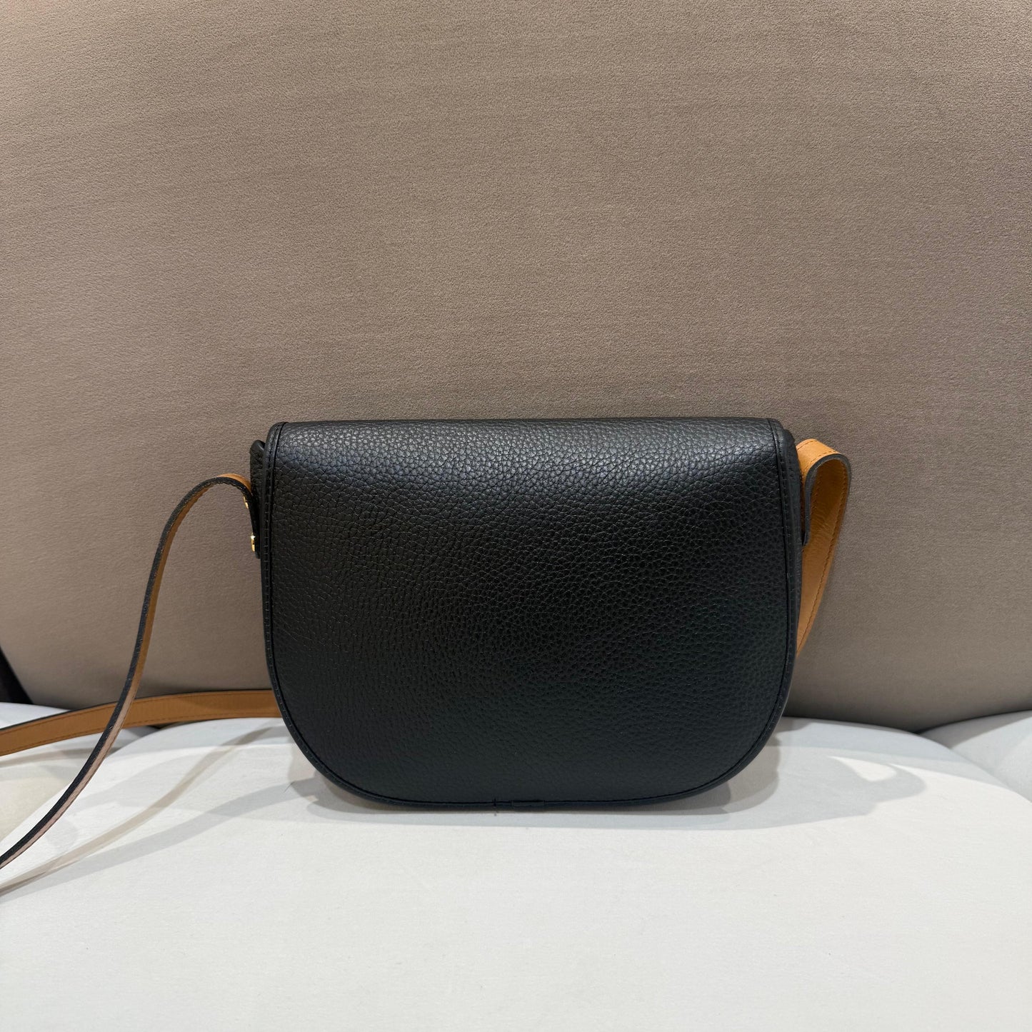 Christian Dior Vintage Cd Logo Leather Shoulder Bag