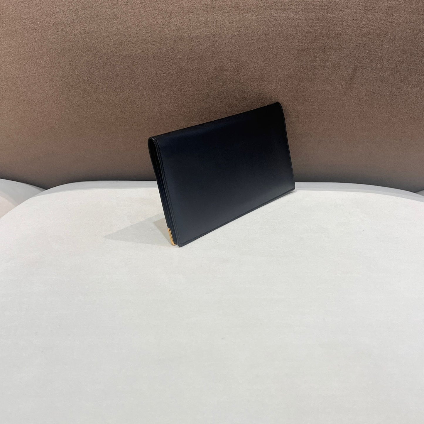 Givenchy Vintage 4G Logo Black Leather Long Wallet