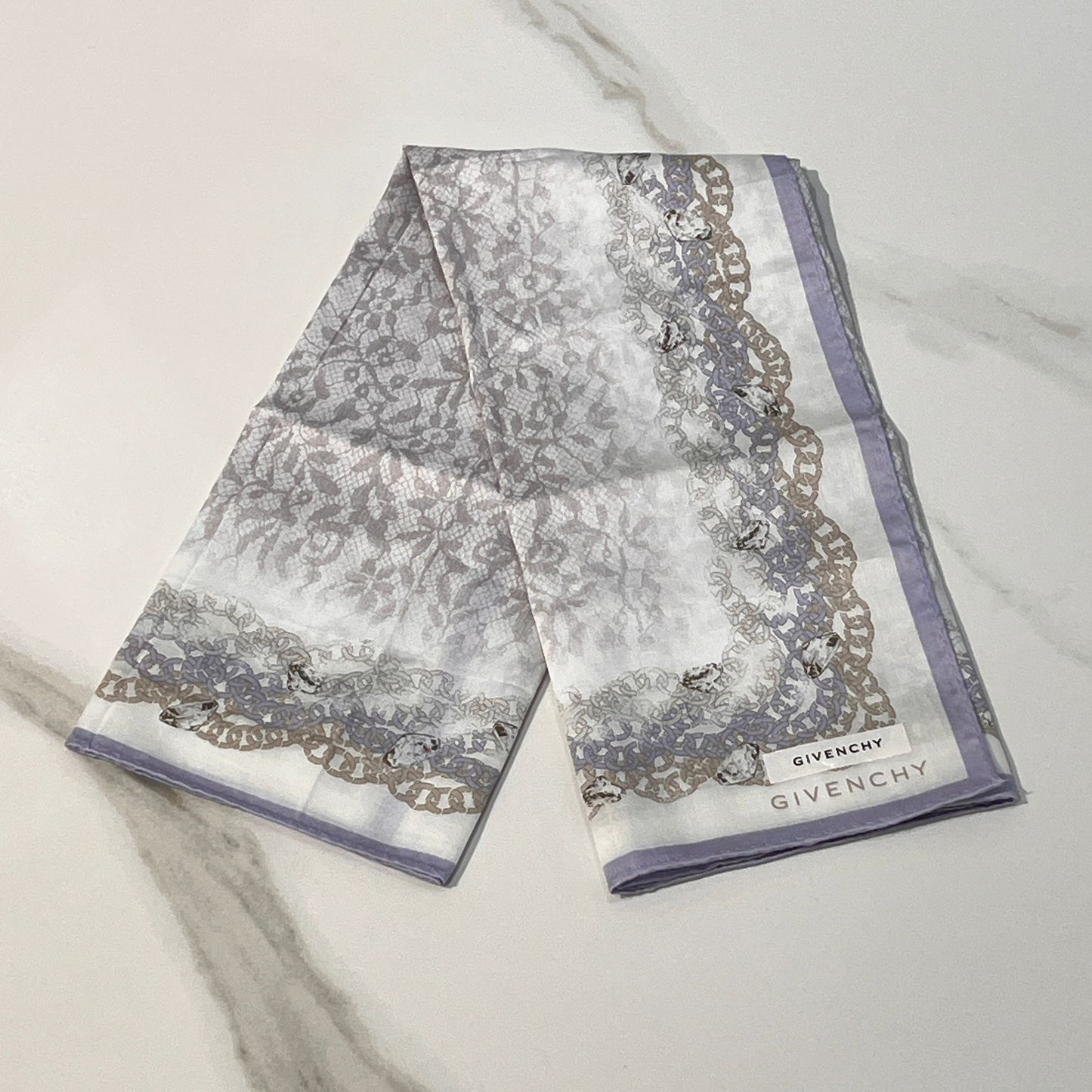 Givenchy Unused Handkerchief 58x58cm