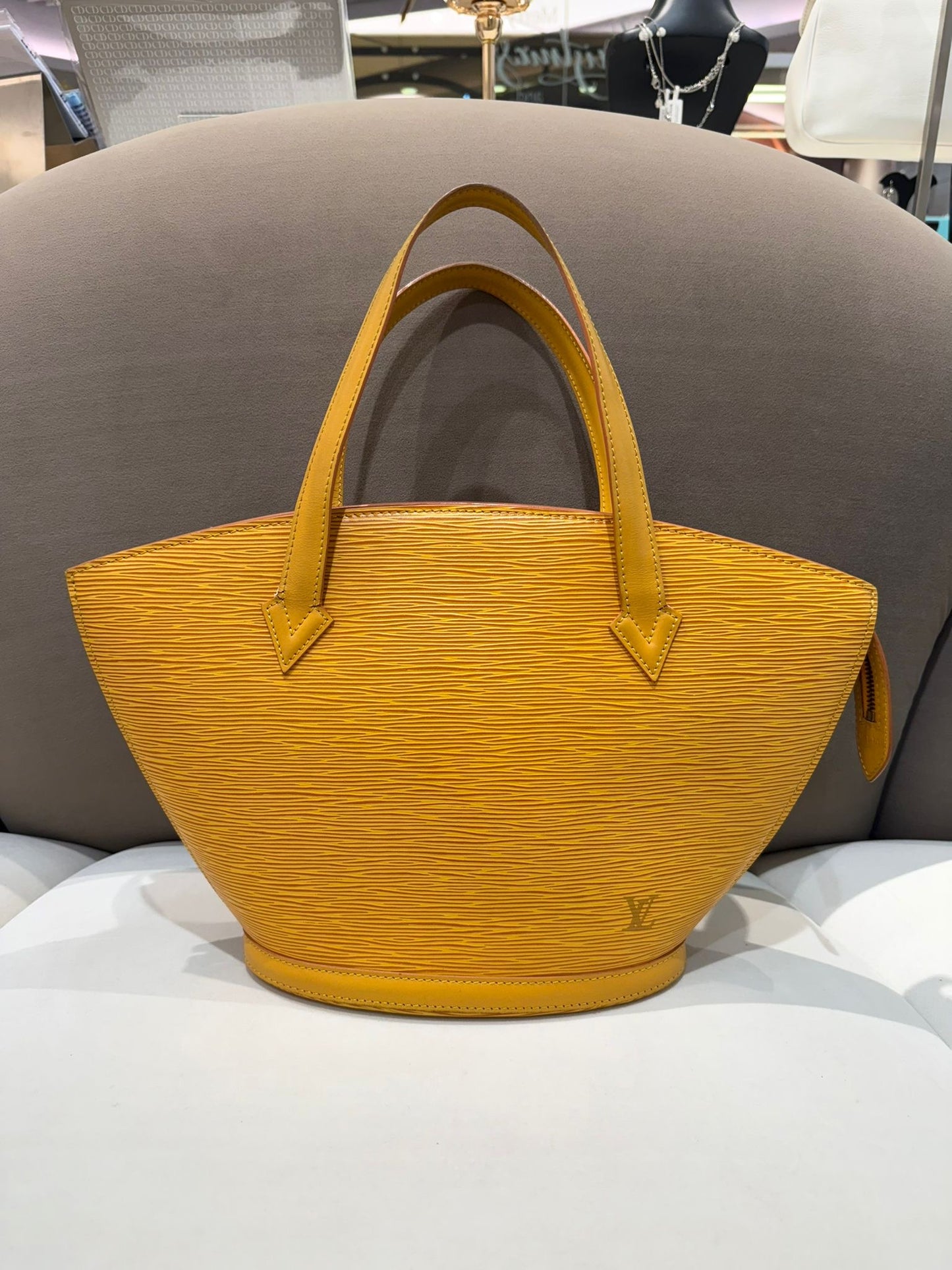 Louis Vuitton Vintage Epi Saint-Jacques Tassili Yellow Handbag