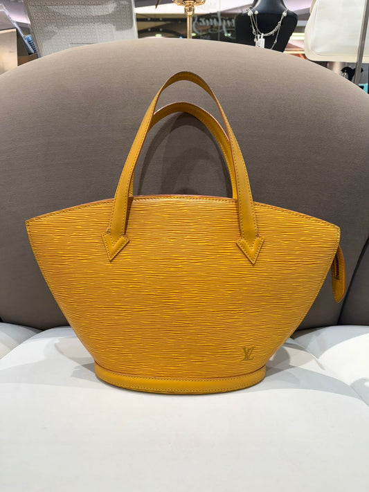 路易威登 Vintage Epi Saint-Jacques Tassili 黃色手提包