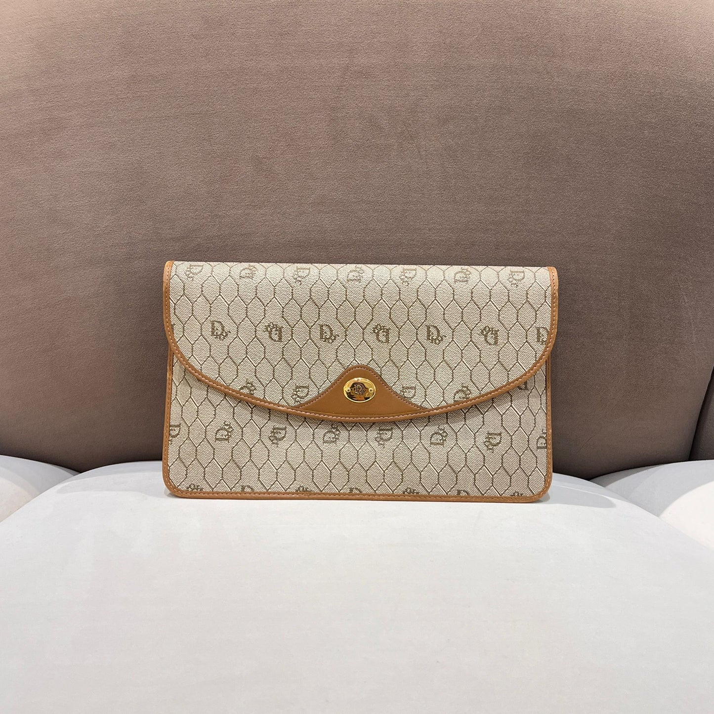 Dior Vintage Honeycomb Pouch