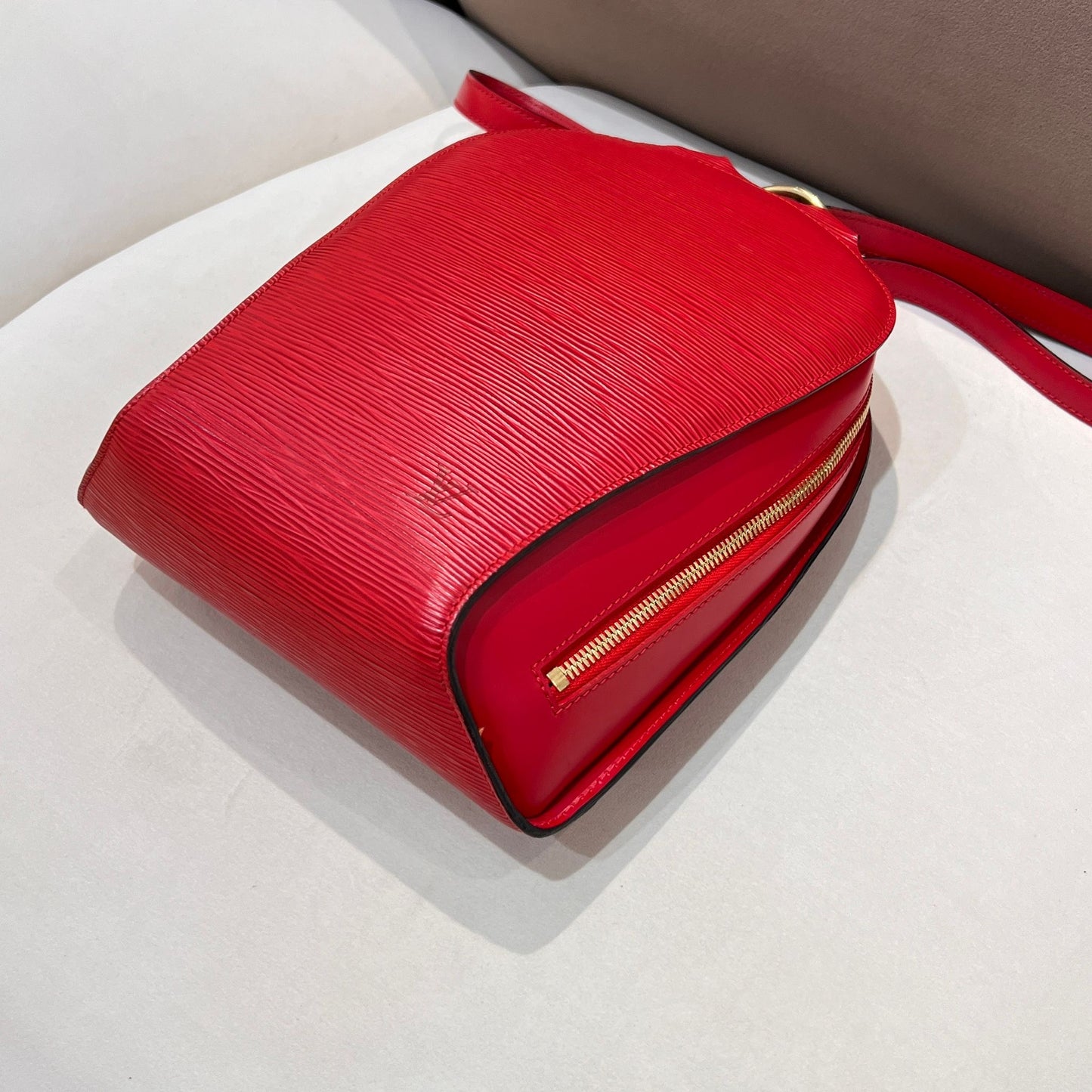 Louis Vuitton Vintage Epi Mabillon Castilian Red Backpack