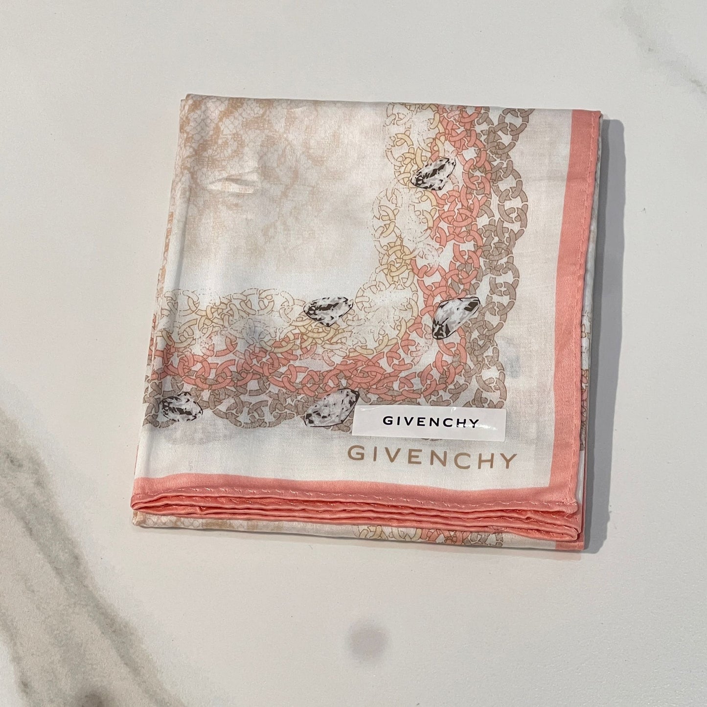 Givenchy Unused Handkerchief 58x58cm