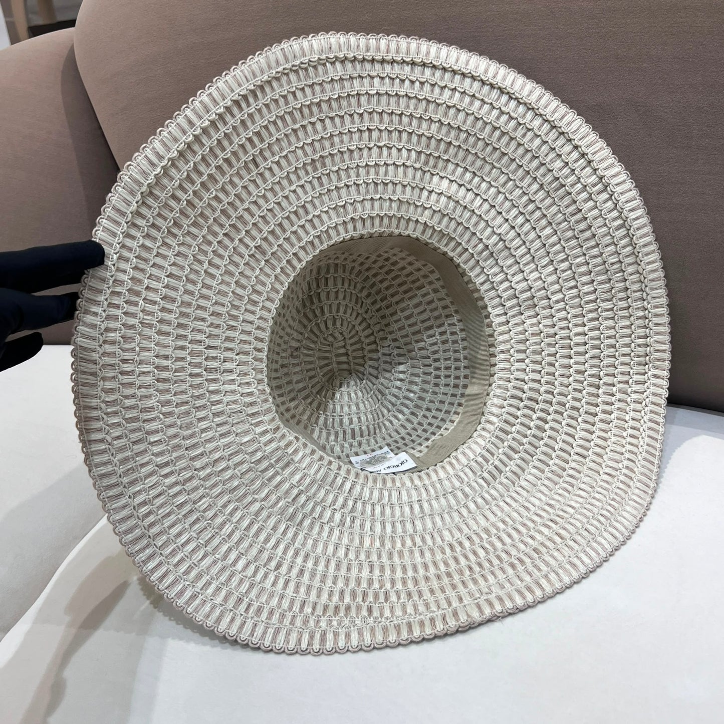 Giorgio Armani Vintage Straw Sun Hat