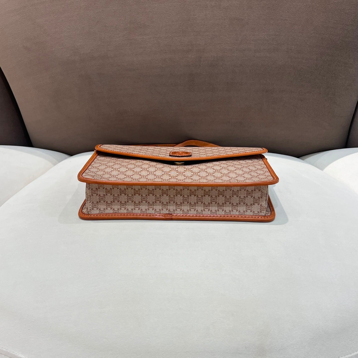 Celine Vintage Macadam Monogram Canvas Shoulder Bag