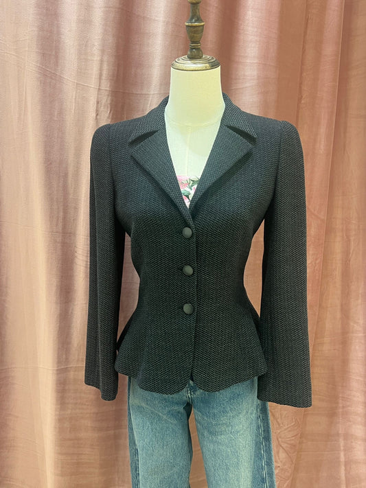 Giorgio Armami Vintage Nipped-Waist Wool Blazer