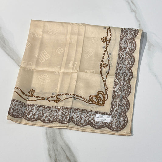 Givenchy Unused Handkerchief 58x58cm