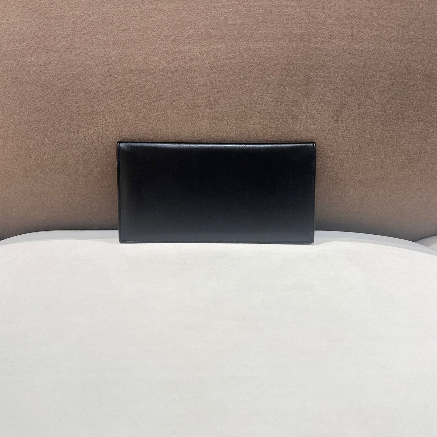 Givenchy Vintage 4G Logo Black Leather Long Wallet