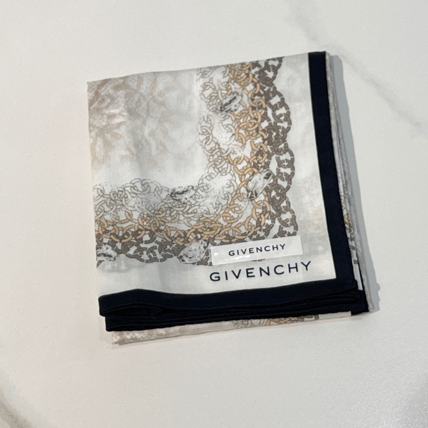 Givenchy Unused Handkerchief 58x58cm