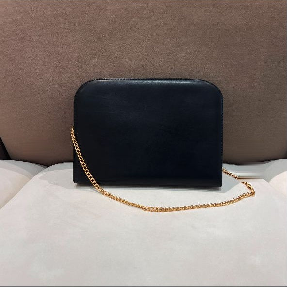Ferragamo Vintage black Gancini chain shoulder bag – additional view 03