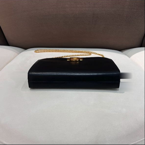 Ferragamo Vintage black Gancini chain shoulder bag – additional view 06