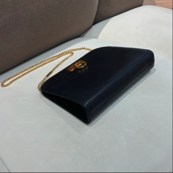 Ferragamo Vintage black Gancini chain shoulder bag – additional view 07
