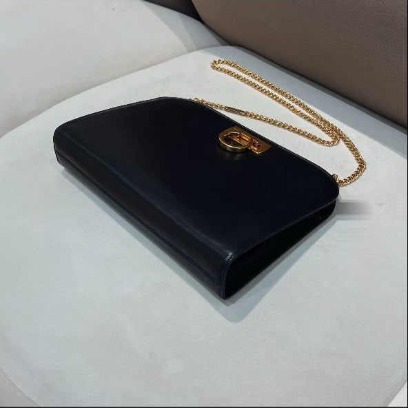Ferragamo Vintage black Gancini chain shoulder bag – additional view 08