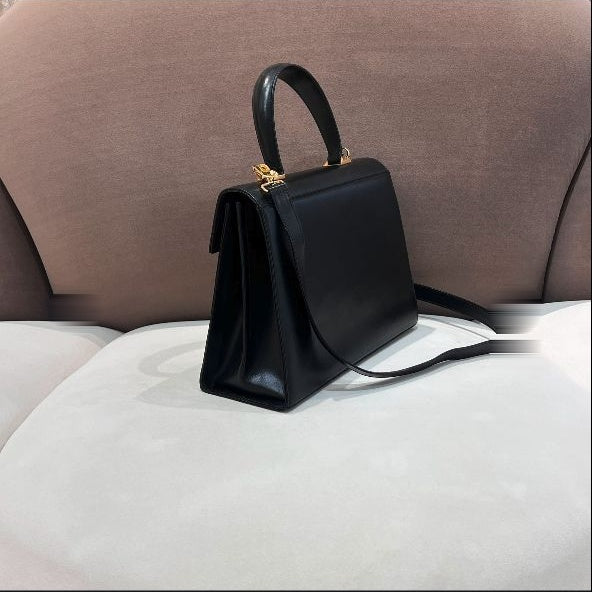 Ferragamo Vintage black Gancini two-way top handle bag – additional view 03