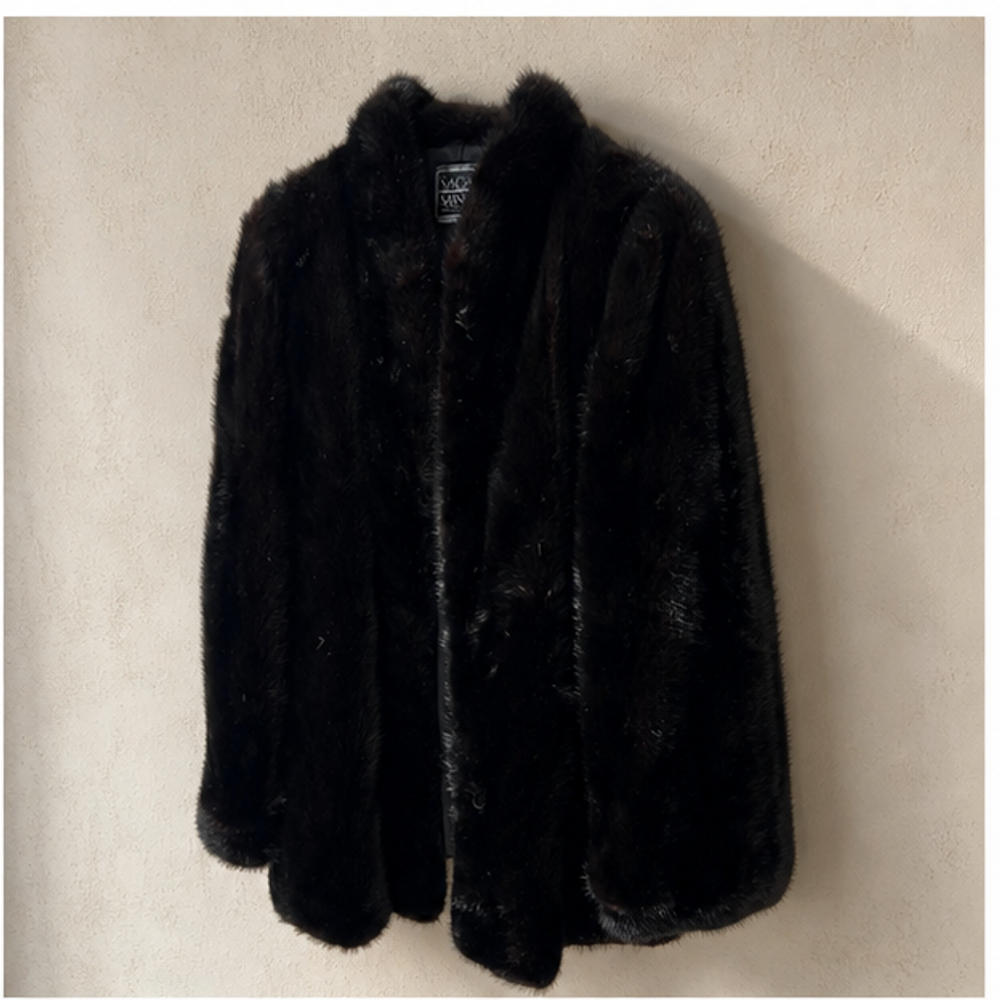Saga Mink Coat - left-front view