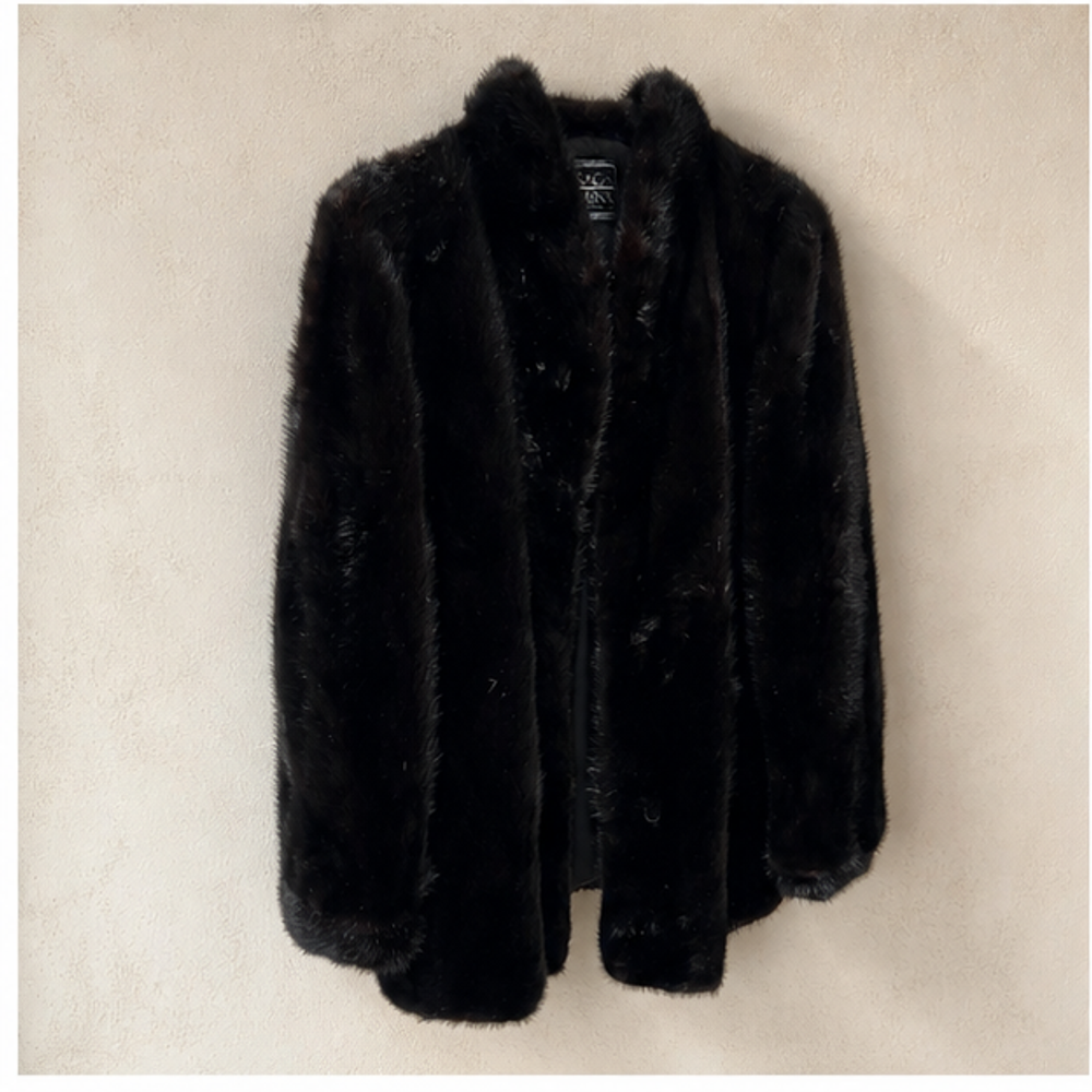 Saga Mink Coat - right-front view